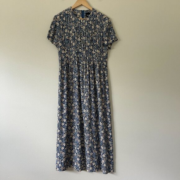 90's Floral Midi Dress - Picture 1 of 7